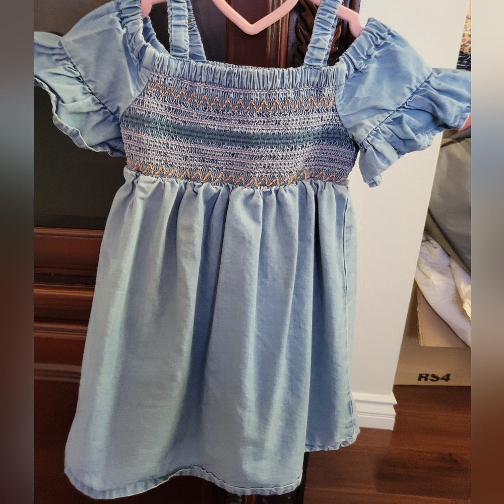 Art Class Blue Jean Dress